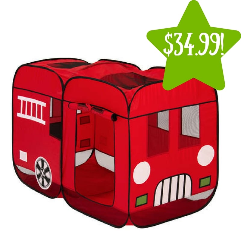 Kmart: Best Choice Products Pop-Up Fire Truck Play Tent Only $34.99 (Reg. $75) 