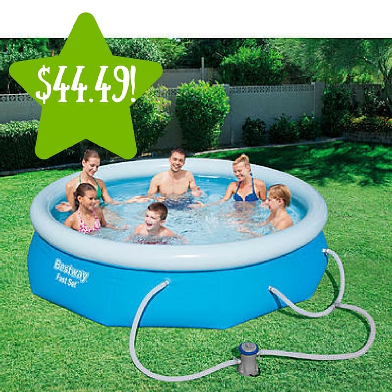 Kmart: Bestway 10' x 30" Inflatable Fast Set Pool Kit Only $44.49 After Points (Reg. $100) 