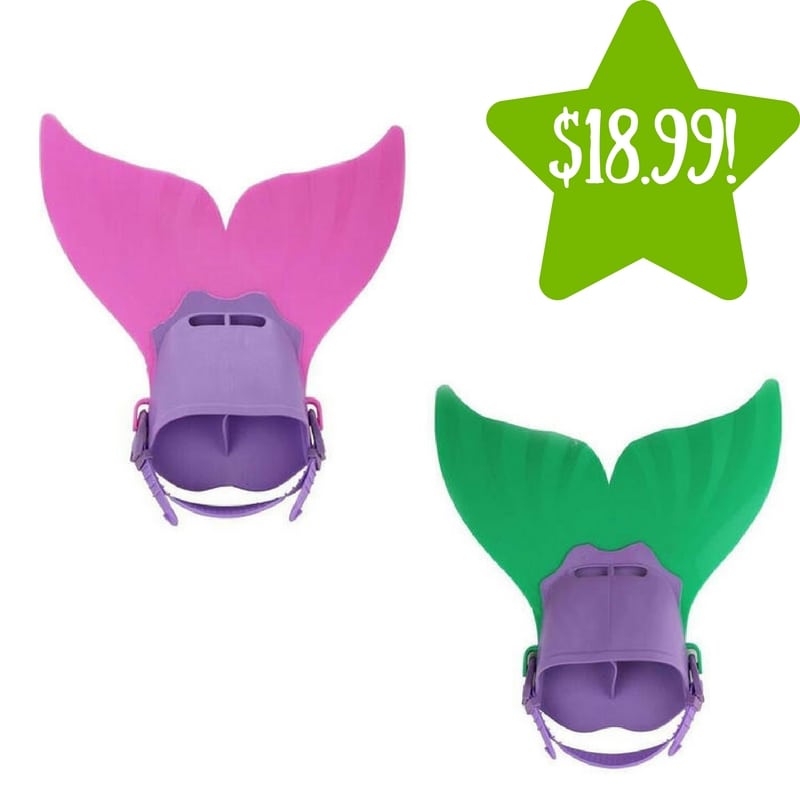 Sears: Mermaid Swimming Finns Only $18.99 (Reg. $72) 