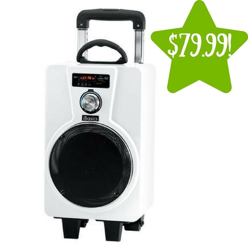 Sears: iBasics Portable Tailgate Party Speaker with Mic Only $79.99 Shipped (Reg. $800, Today Only) 