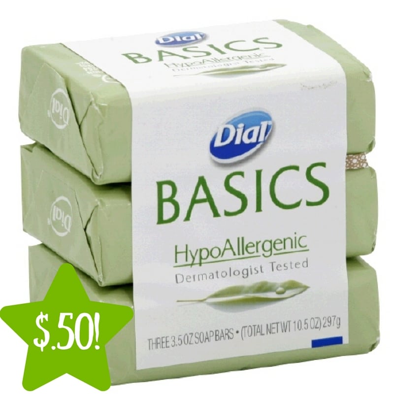 Dollar Tree: Dial Basics Bar Soap Only $0.50