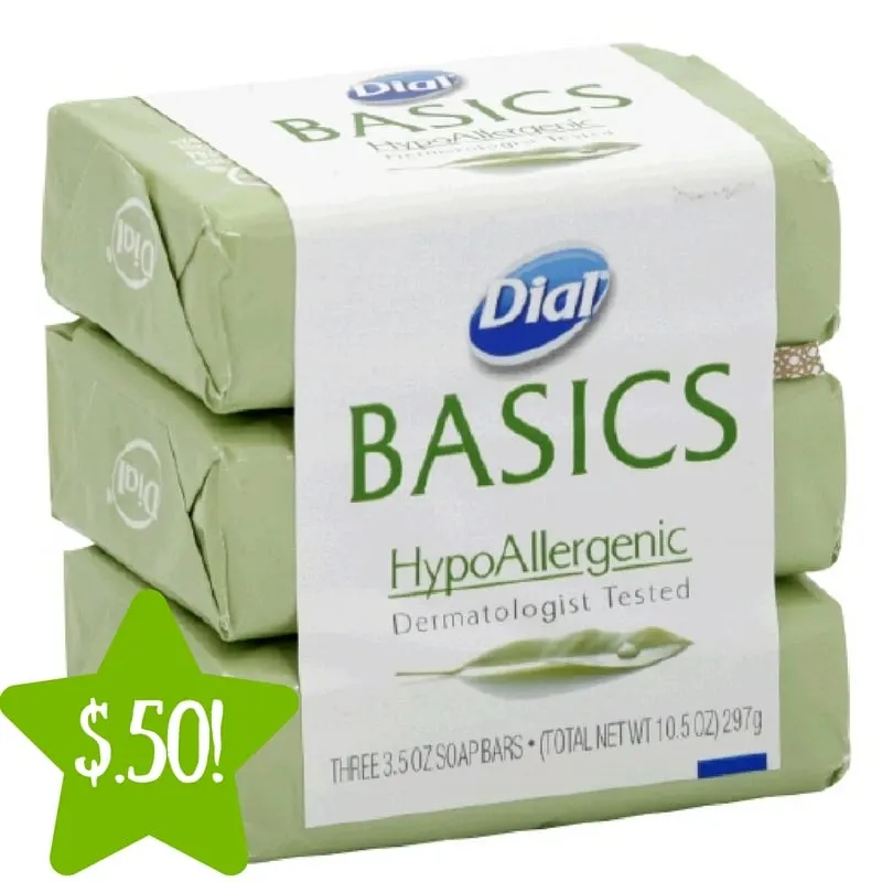 Dollar Tree: Dial Basics Bar Soap Only $0.50