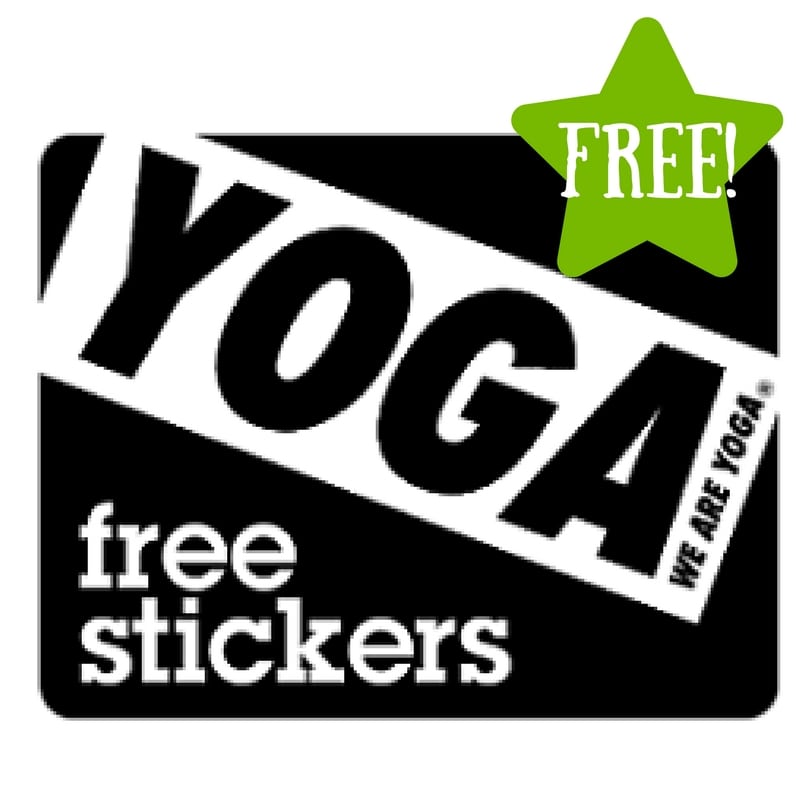 FREE We are Yoga Sticker