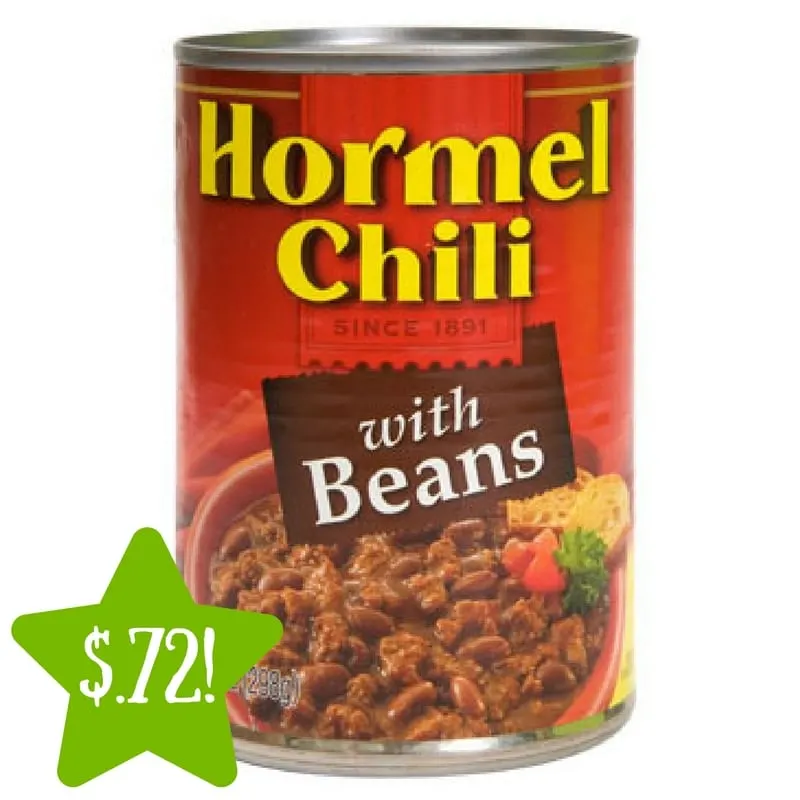 Dollar Tree: Hormel Chili with Beans Only $0.72 Dollar Tree: Hormel Chili with Beans Only $0.72
