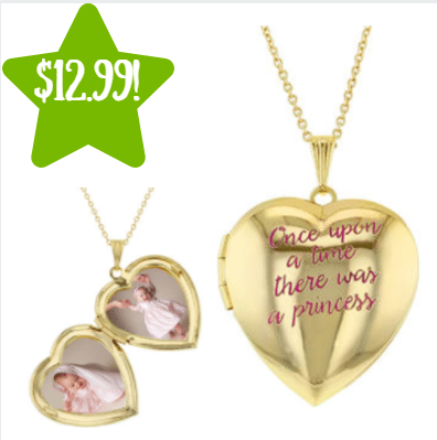 Kmart: Little Princess Photo Heart Locket Necklace Only $12.99 (Reg. $23) 
