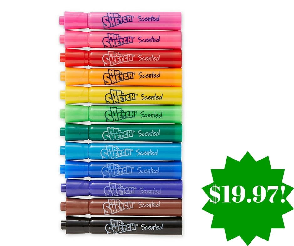 Amazon: Mr. Sketch Scented Washable Markers Only $19.97 (Reg. $33) 