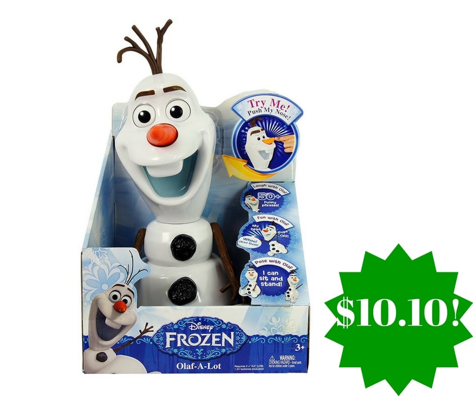 Amazon: Disney Frozen Olaf-A-Lot Doll Only $10.10 (Reg. $25) 