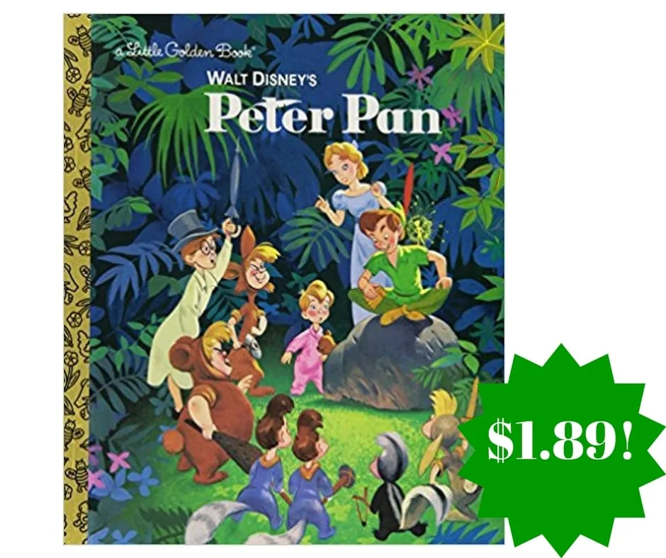 Amazon: Walt Disney's Peter Pan Little Golden Book Only $1.89 (Reg. $5) Amazon: Walt Disney's Peter Pan Little Golden Book Only $1.89 (Reg. $5)