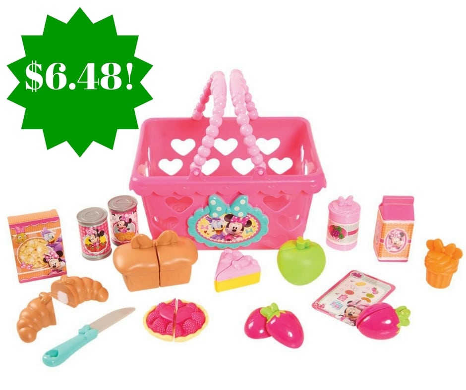 Amazon: Minnie Bowtastic Shopping Basket Set Only $6.48 (Reg. $18) 