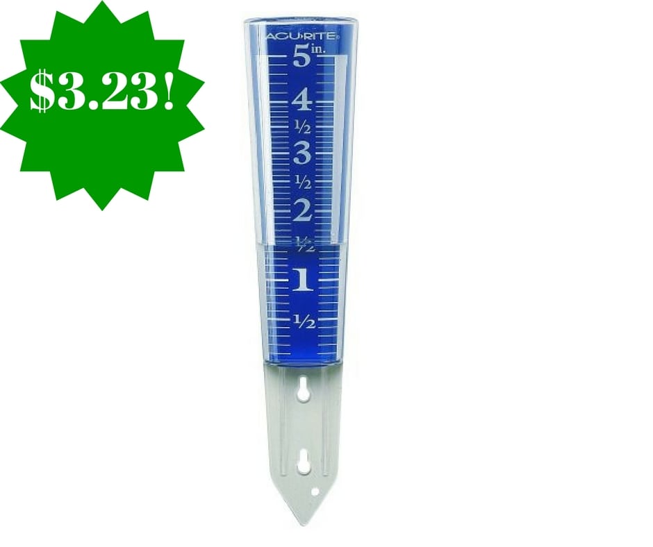 Amazon: AcuRite Easy-Read Magnifying Rain Gauge Only $3.23 (Reg. $8) 