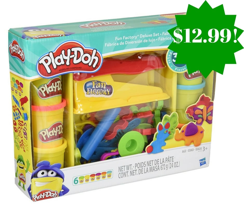 Amazon: Play-Doh Toy Fun Factory Deluxe Playset Only $12.99 (Reg. $22) 