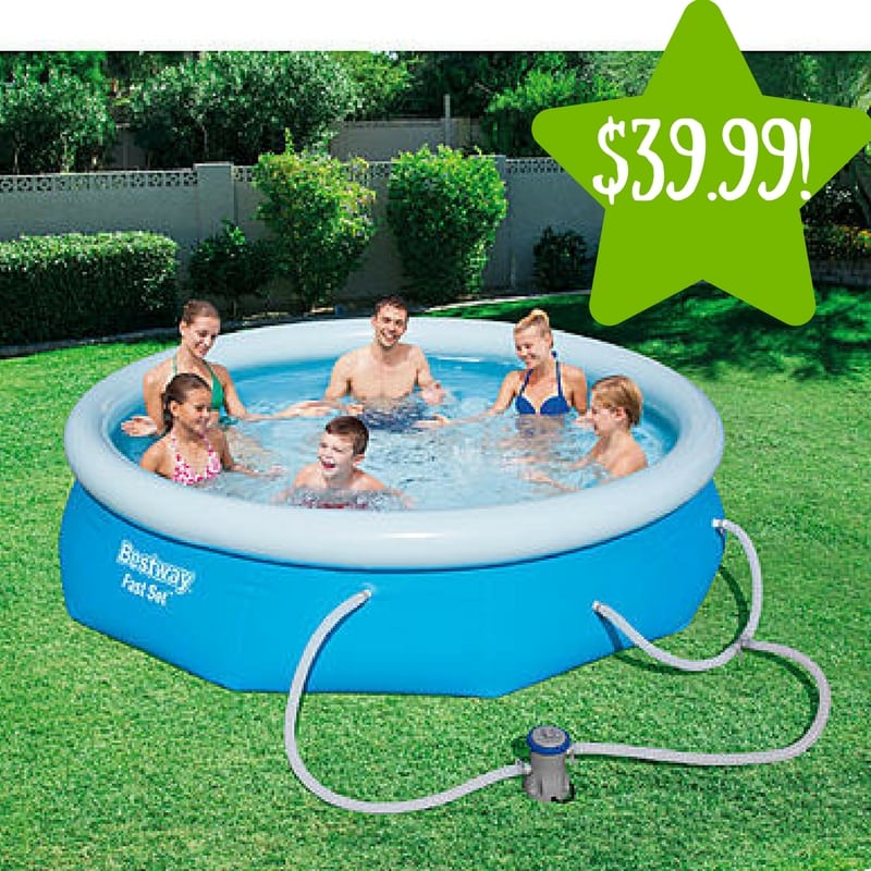 Kmart: Bestway 10' x 30" Inflatable Fast Set Pool Kit Only $39.99 (Reg. $100)