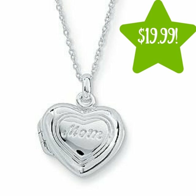 Kmart Sterling Silver Mom Locket Only 19.99 (Reg. 100, Today Only)