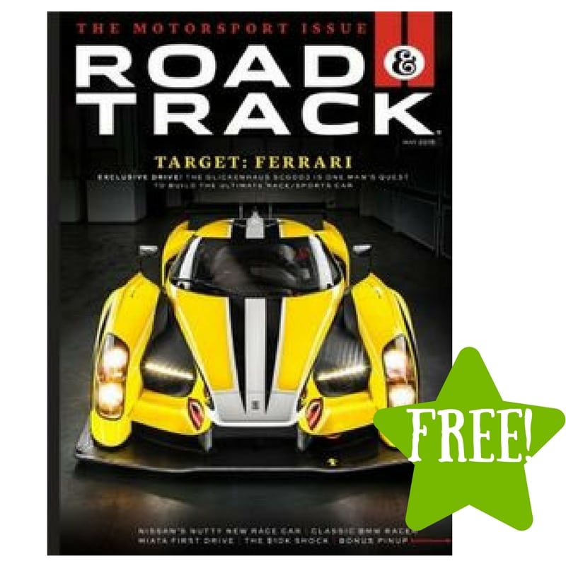 FREE Road & Track Magazine Subscription 