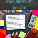 School Supplies List