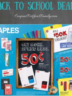 Staples Back to School Deals