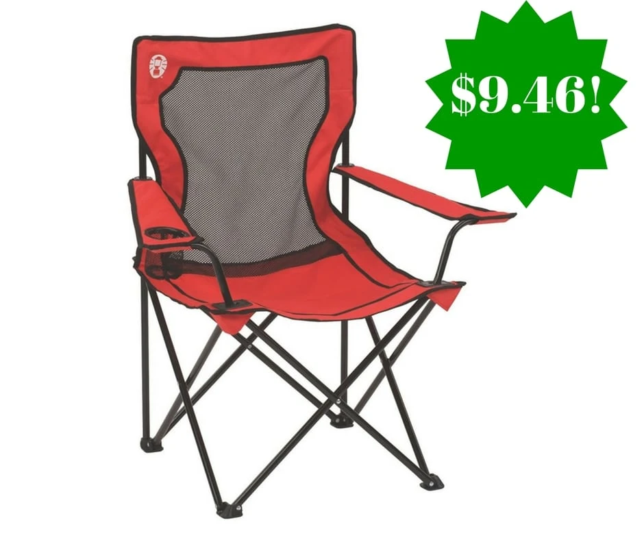 Amazon: Coleman Broadband Mesh Quad Chair Only $9.46 (Reg. $24)  Amazon: Coleman Broadband Mesh Quad Chair Only $9.46 (Reg. $24)