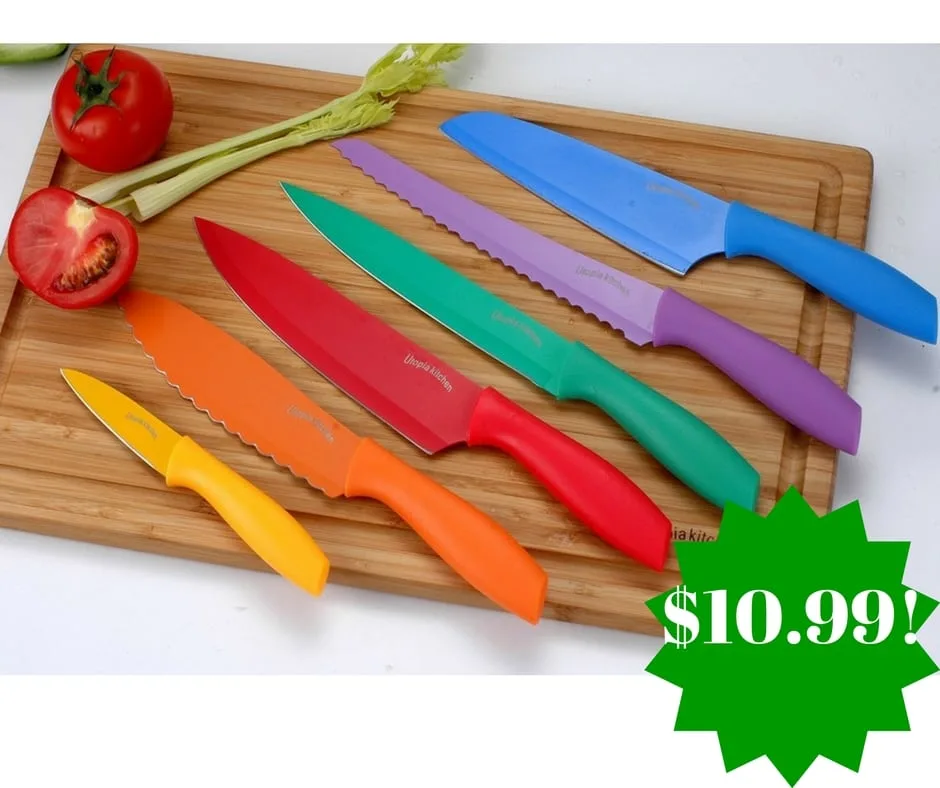 Amazon: 7 Piece Color-Coded Non-Stick Knife Set Only $10.99 (Reg. $30) Amazon: 7 Piece Color-Coded Non-Stick Knife Set Only $10.99 (Reg. $30)