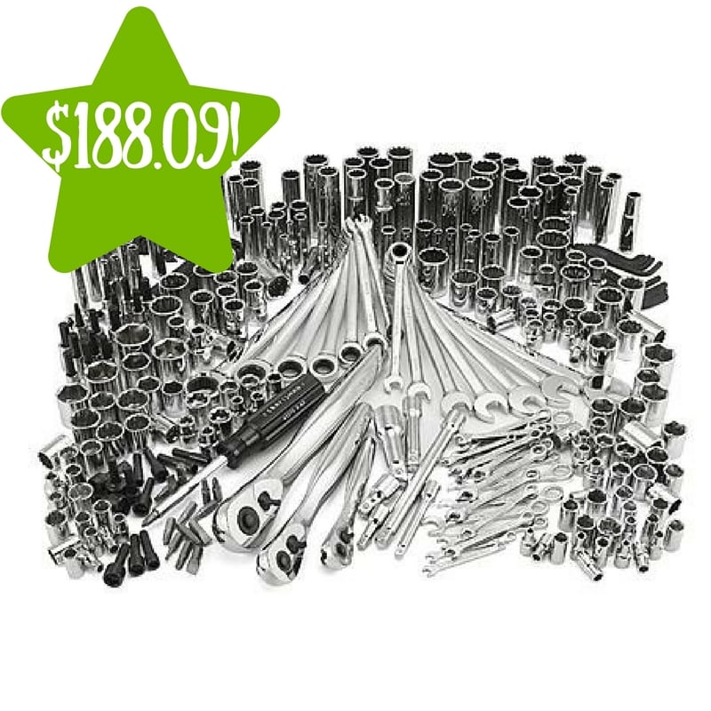 Sears: Craftsman 311 piece Mechanics Tool Set Only $188.09 After Points (Reg. $400) 