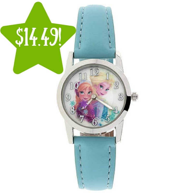 Kmart: Disney Anna and Elsa Blue Analog Watch Only $14.49 (Reg. $30, Today Only)