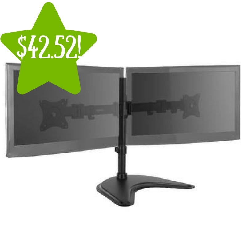 Sears: VonHaus Free Standing Heavy Dual Monitor Stand Only $42.52 (Reg. $80) 
