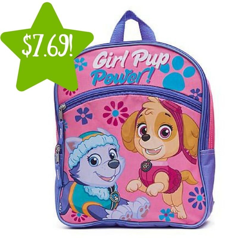 Kmart: Nickelodeon Girls Paw Patrol Backpack Only $7.69 (Reg. $11)