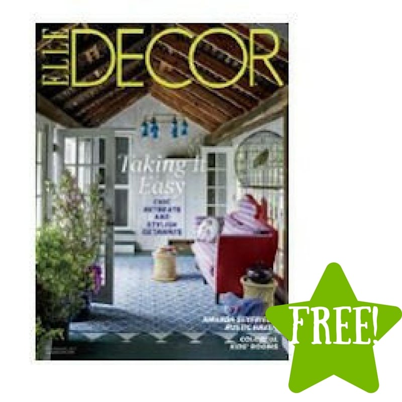 FREE Elle Decor Magazine Subscription