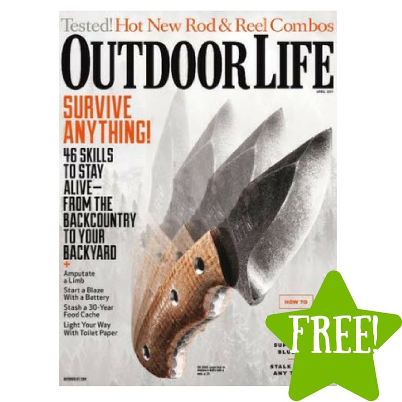 FREE Outdoor Life Magazine Subscription