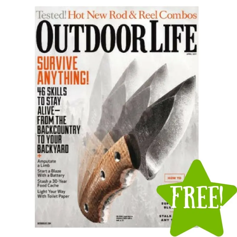 FREE Outdoor Life Magazine Subscription FREE Outdoor Life Magazine Subscription