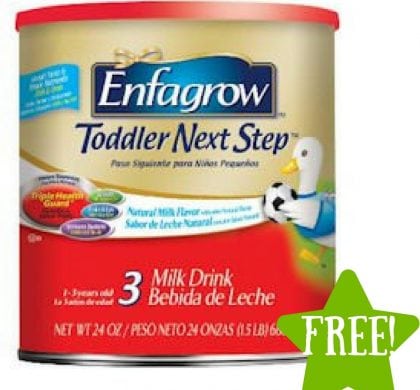FREE Enfagrow PREMIUM Toddler Next Step Sample