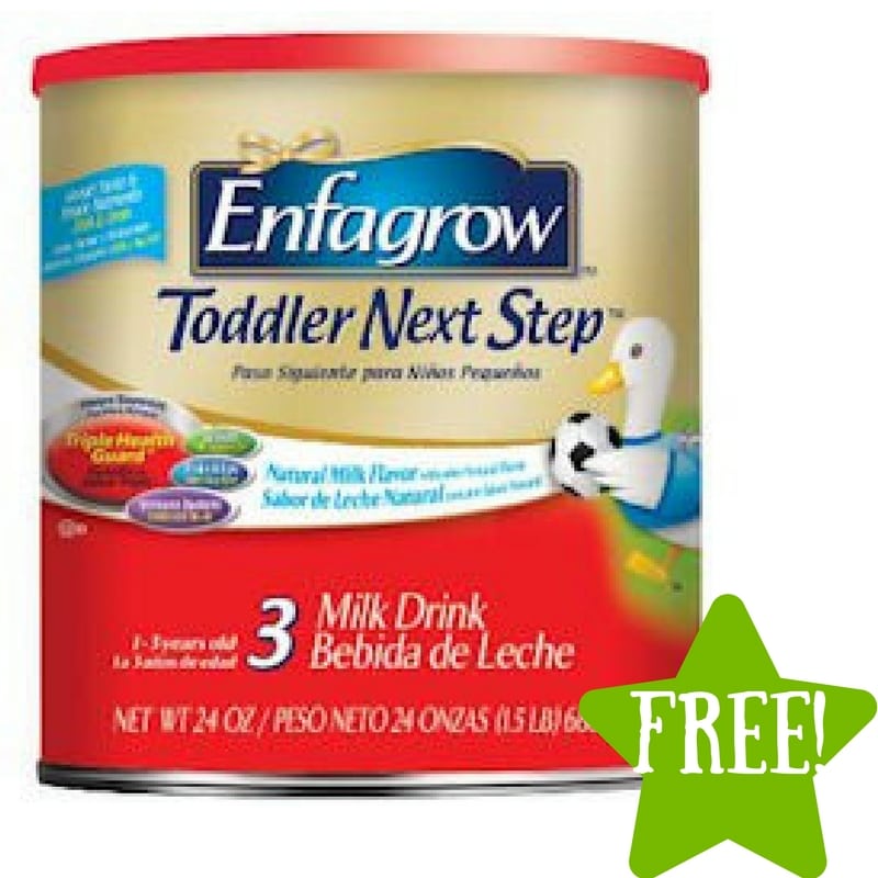 FREE Enfagrow Toddler Next Step Sample