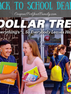 Dollar Tree Back To School Deals