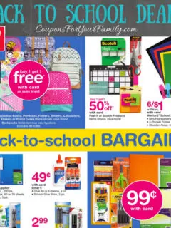 Walgreens Back to School Deals