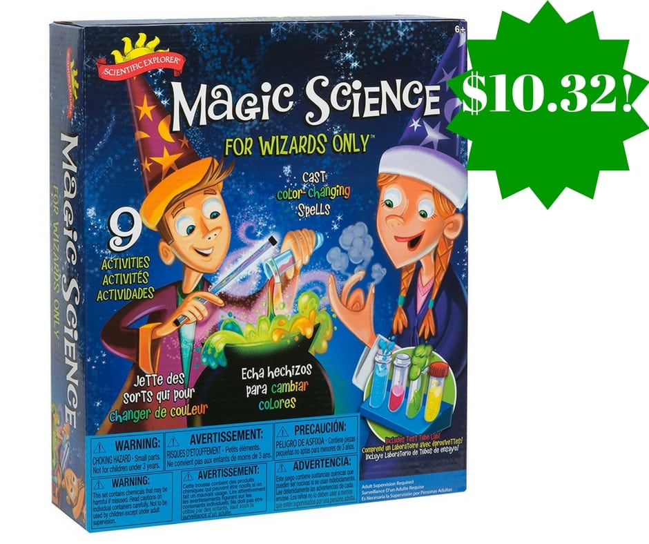 Amazon: Scientific Explorer Magic Science for Wizards Only Kit Only $10.32 (Reg. $24) 