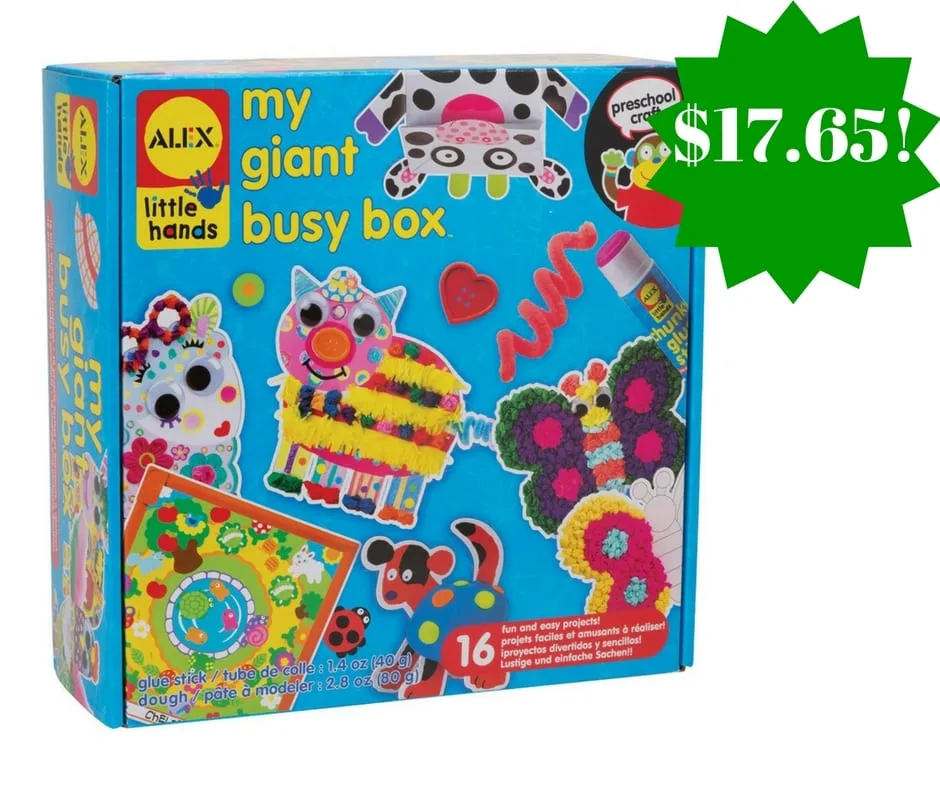 Amazon: ALEX Toys Little Hands My Giant Busy Box Only $17.65 (Reg. $44.50) Amazon: ALEX Toys Little Hands My Giant Busy Box Only $17.65 (Reg. $44.50)