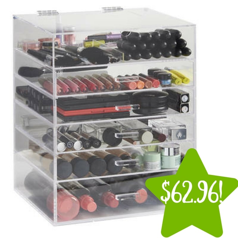 Sears: Beautify 6 Tier Clear Acrylic Makeup Organizer Only $62.96 (Reg. $140) 