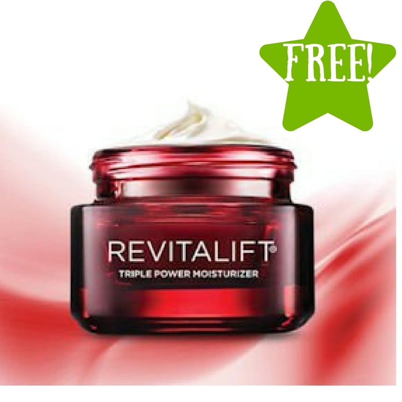 FREE L'Oreal Revitalift Triple Power Moisturizer Sample