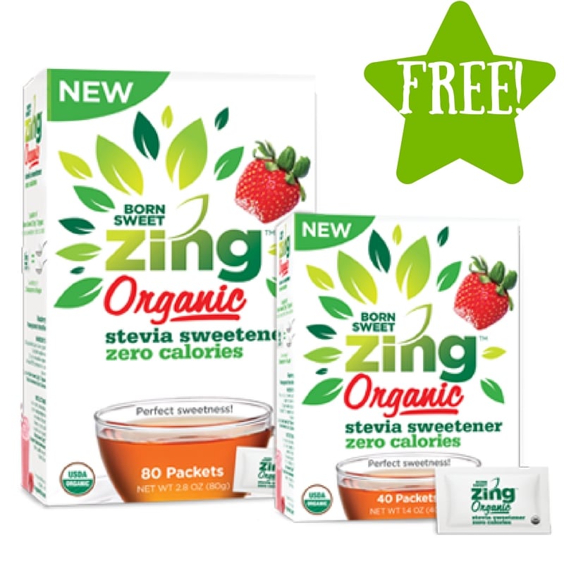 FREE Born Sweet Zing Organic Zero Calorie Stevia Sweetener Sample