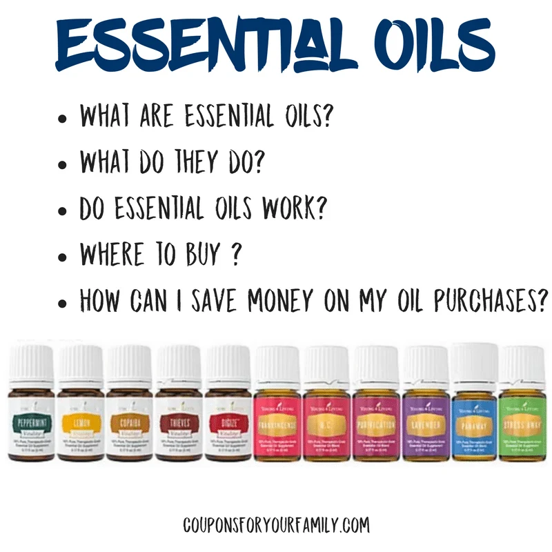 Using Essential Oils — What are they and how you can save on them!!