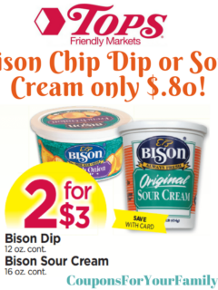 Bison chip dip coupon