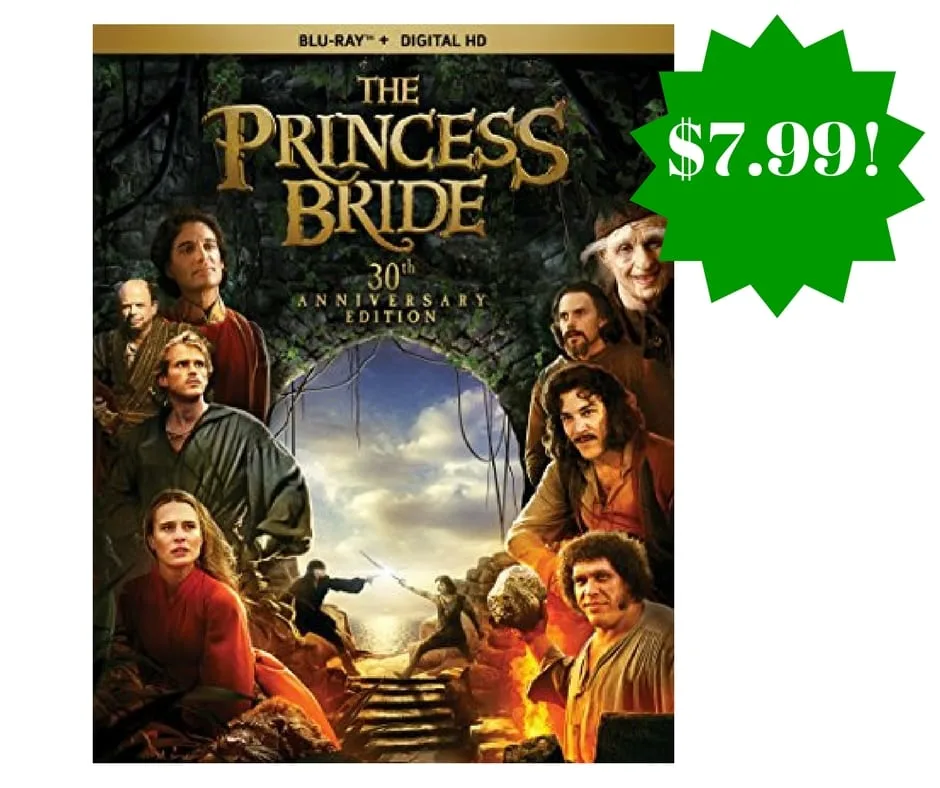 Amazon: The Princess Bride Anniversary Edition Blu-ray Only $7.99 (Reg. $20)  Amazon: The Princess Bride Anniversary Edition Blu-ray Only $7.99 (Reg. $20)