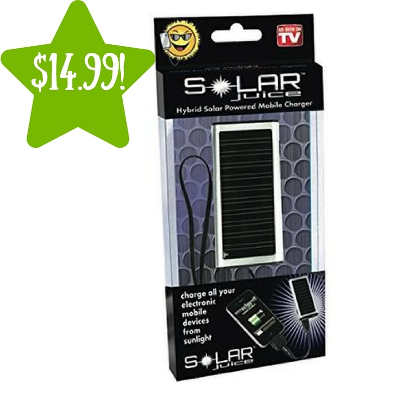 Sears: Solar Juice Hybrid Charger Only $14.99 (Reg. $30)