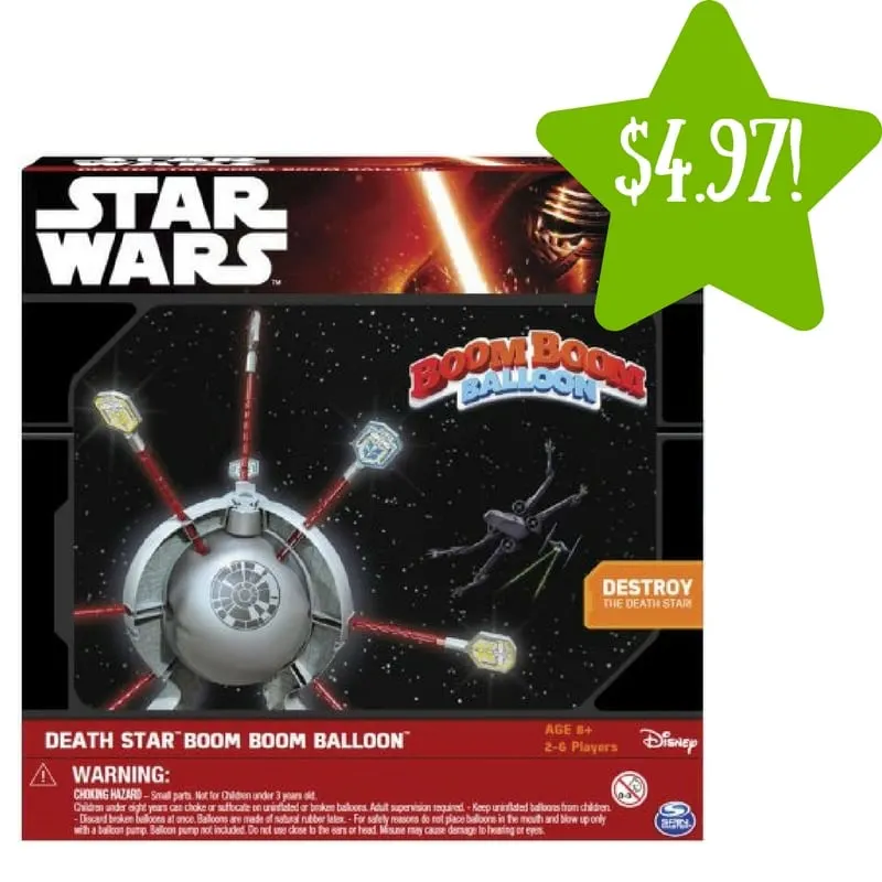 Walmart: Star Wars Death Star Boom Boom Balloon Game Only $4.97 (Reg. $20) Walmart: Star Wars Death Star Boom Boom Balloon Game Only $4.97 (Reg. $20)