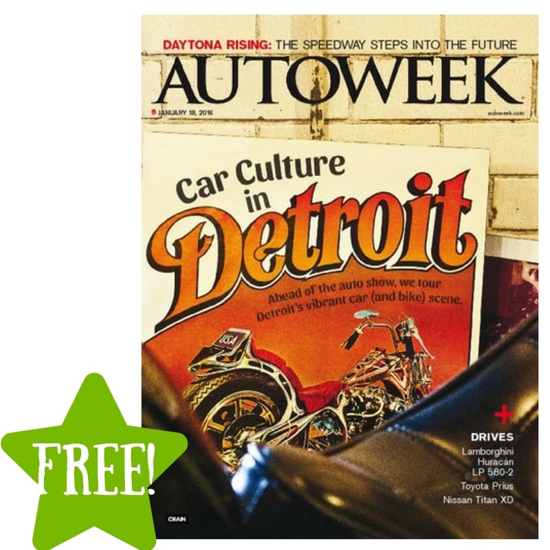 FREE Autoweek Magazine Subscription