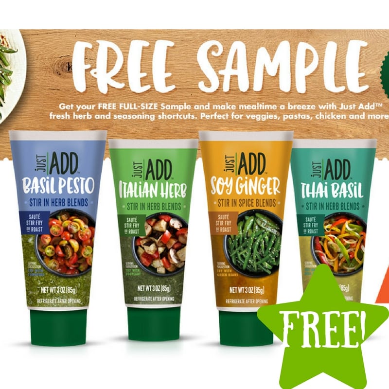 FREE Just Add Herb Blends Full Size Tube