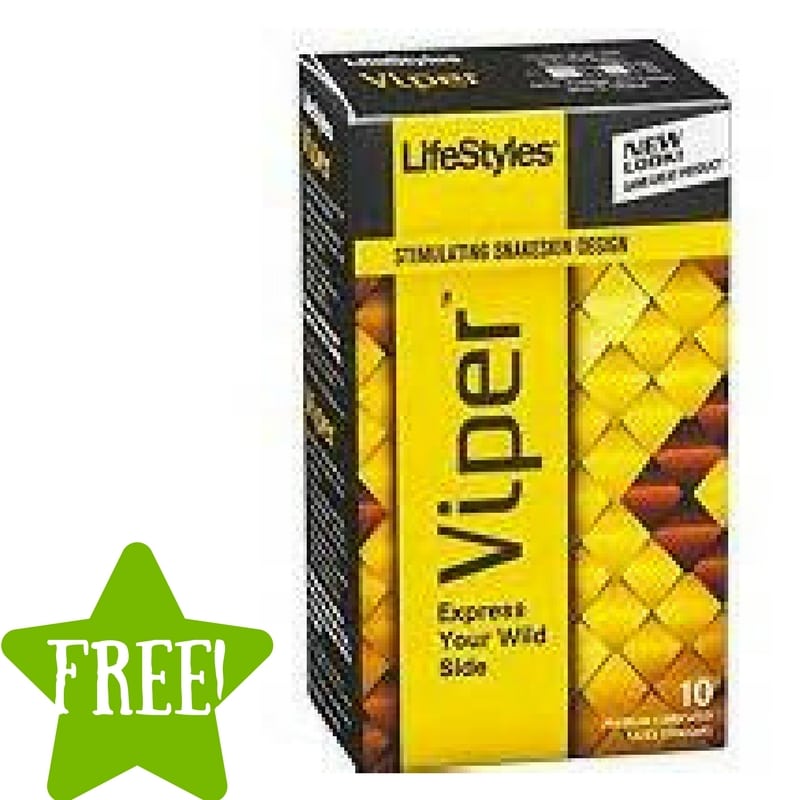 FREE LifeStyles Snakeskin Condom Sample