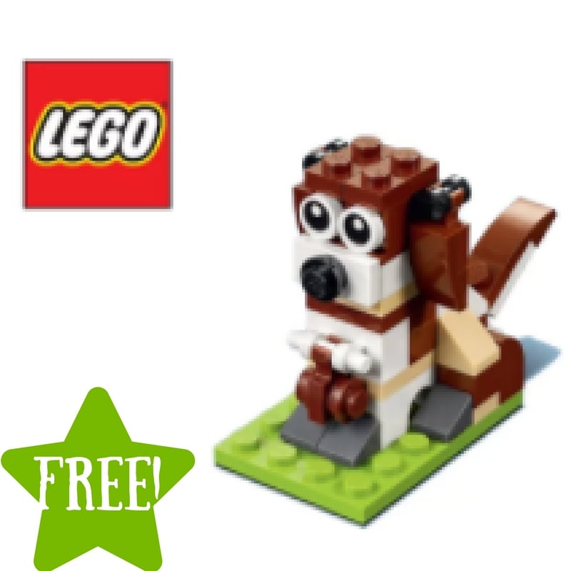 FREE LEGO Dog Mini Model Build