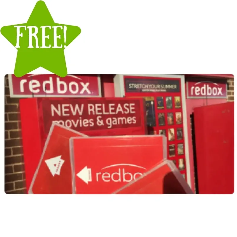FREE Redbox DVD or Bu-ray Rental