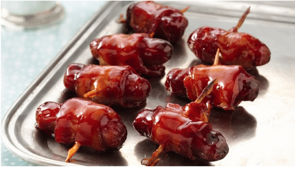 Bacon wrapped Smokies