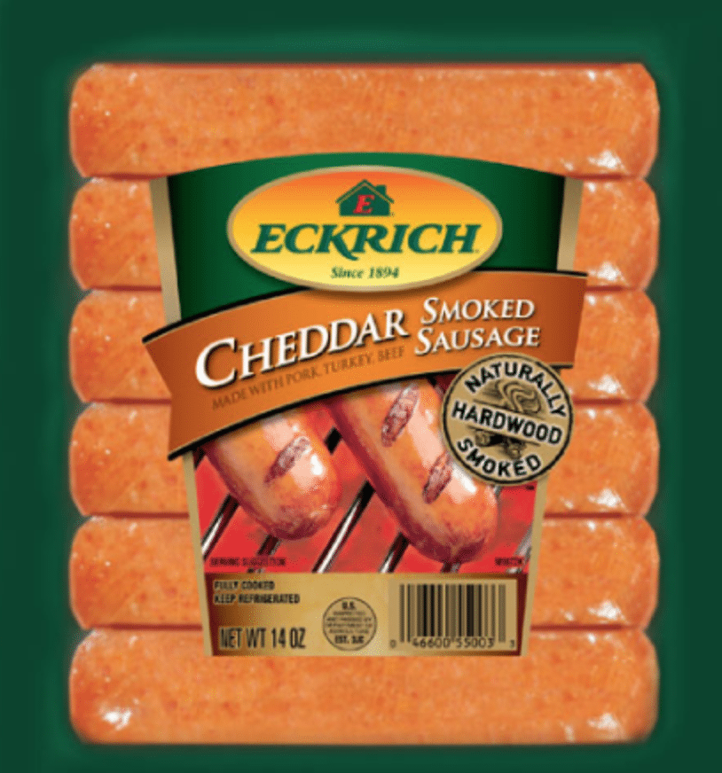 AND you can buy the Cheddar Smoked Sausage because there are 2 different To...